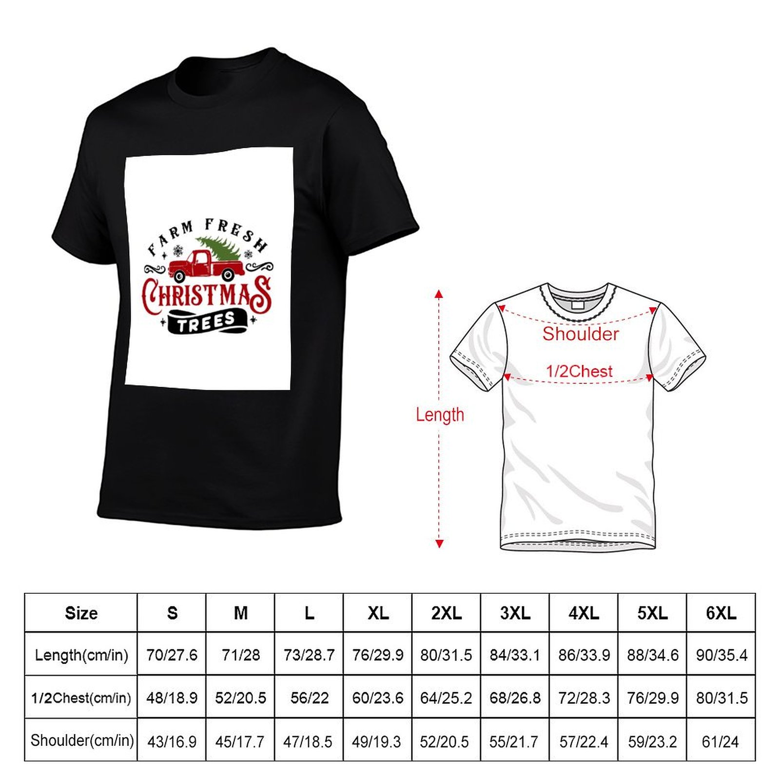 T-shirt Farm Fresh Christmas T - Urban Farming In China avis et prix