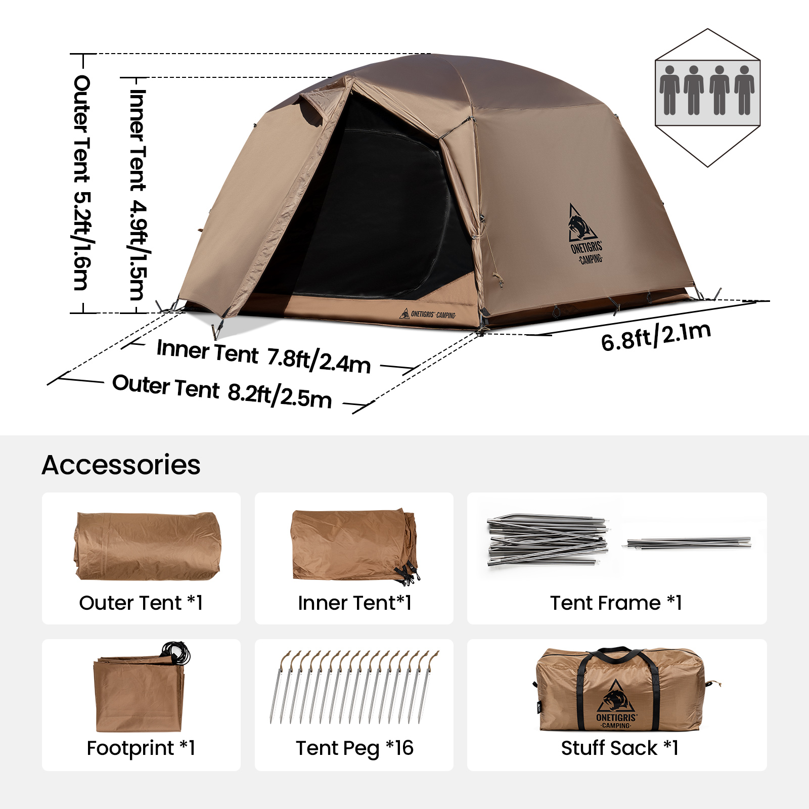 OneTigris Chain VIAN-Tente de  - Grow Tent 4X4 avis et prix